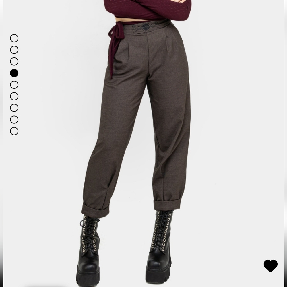 Disturbia Mystic Embroidered Balloon Pants